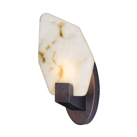 Maxim Lighting Boulder 1-Light 7.5" Wide Bronze Gilt / Gold Wall Sconce 30143BZGTGLD